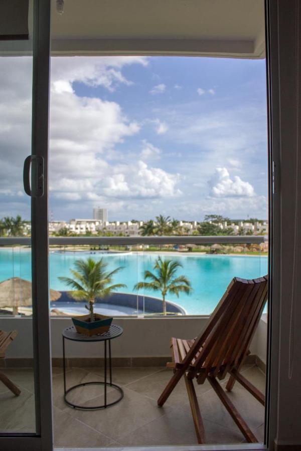 Departamento En Cancun Con 7 Albercas Tipo Playa Y Laguna Dış mekan fotoğraf